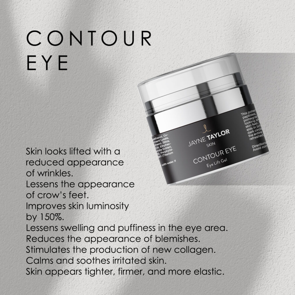 Contour Eye – Peptide & Growth Factor Eye Gel – Jayne Taylor Aesthetics